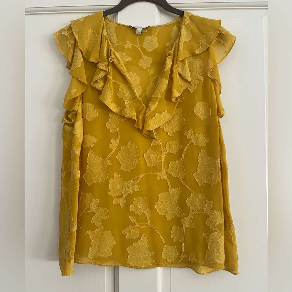 Perfect early autumn blouse by Joie.